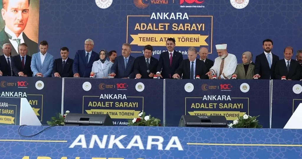 Yeni Ankara Adalet Sarayı’nın temeli atıldı