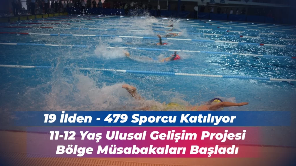 19 İlden 479 Yüzücü Afyon’da Yarışıyor