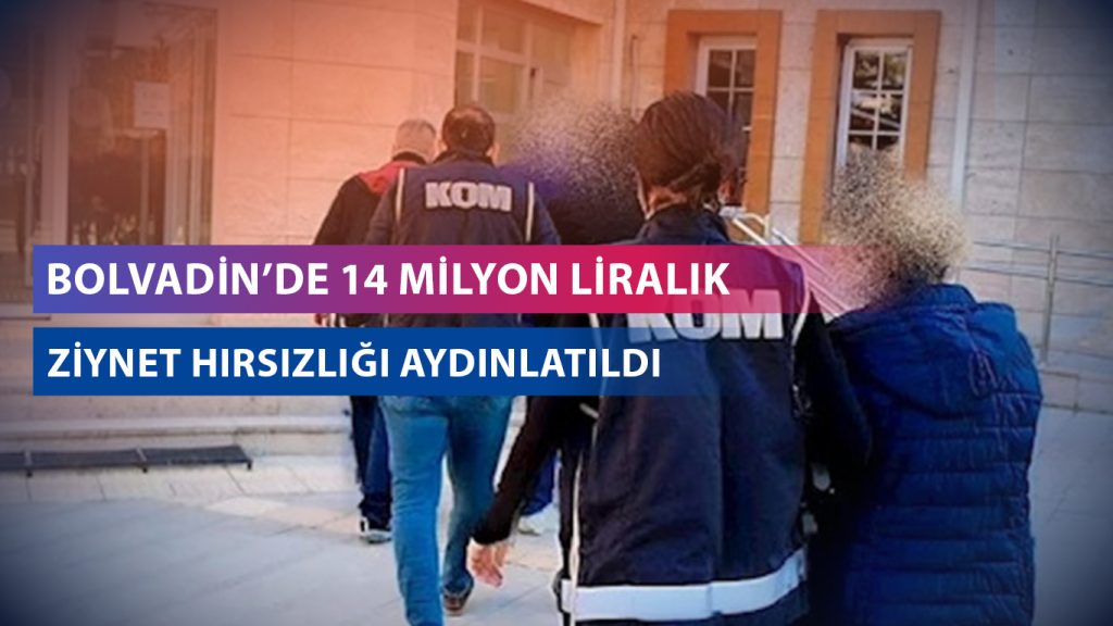 Bolvadin’de 14 milyon liralık ziynet hırsızlığı aydınlatıldı